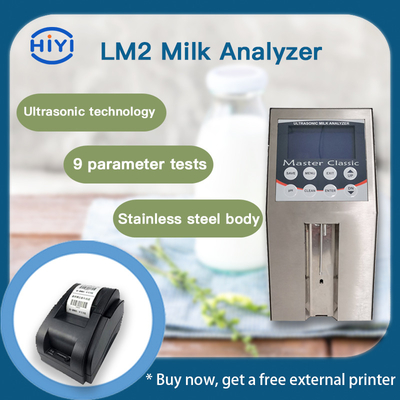 LM2 Pruebas de leche para varios parámetros Proteína lactosa grasa Prueba rápida Limpieza totalmente automática