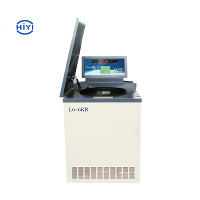 Banco de sangre del piso de poca velocidad de la centrifugadora de L6-6KR 6500 RPM/estación permanentes de la sangre