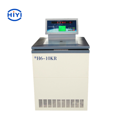 Cerradura auto electrónica refrigerada de alta velocidad de la tapa del piso de la centrifugadora de H6-10KR para la medicina clínica