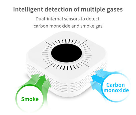 Humo casero del sensor del monóxido de carbono de la sensibilidad de la alarma de gas alto y alarma del CO