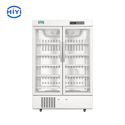 Puerta de cristal doble del refrigerador de la farmacia de la serie 656L de MPC-5V médica